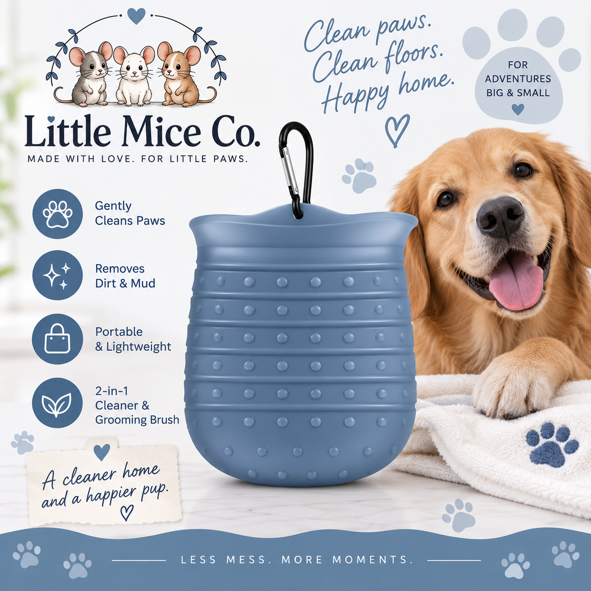 Little Mice Paw Cleaner